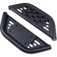Marchepied latéral antidérapant en acier OEM pour Jeep Wrangler JK JL 2007-2023, accessoire noir mat, marchepied de fabricant, marque privée
