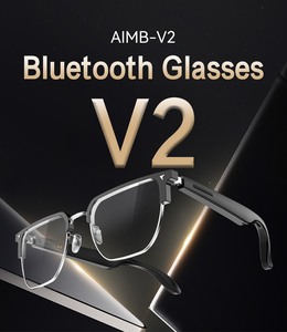 Lunettes intelligentes V2 AI originales, version BT 5.4, enregistrement vidéo 720p, enregistrement audio IA, télécommande, prise de photos, lunettes de soleil intelligentes - Product Image 5