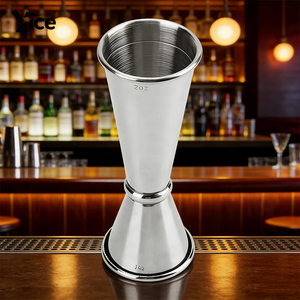 Jigger de Acero Inoxidable para Whisky, 1oz/2oz, Estilo Japonés, Herramienta de Bar - Product Image 1