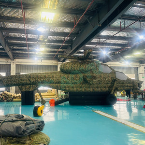 AOYU Nouveau Design Réplique Publicitaire Géante Gonflable Modèles de Voiture Réservoir Gonflable Panzer pour Extérieur Leurre - Product Image 2