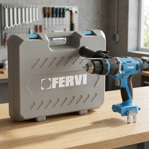 FERVI 20V Max Perceuse à percussion sans fil sans balais, moteur électrique variable, batterie, usage industriel et DIY, personnalisable OEM, max 40mm - Product Image 3