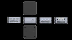 คอมพิวเตอร์ขนาดเล็กไม่มีพัดลมราคาถูก Intel Alder Lake-N N95จากโรงงานทำจากอลูมิเนียมขนาด9GB สไตล์2024แบบอุตสาหกรรมที่เรียบง่าย - Product Image 6