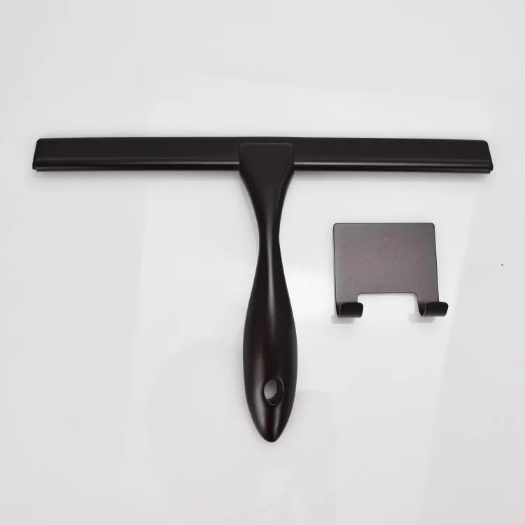 Stainless Steel Black Water Shower Squeegee Water Car Scraper Washer Cleaning Window Glass Wiper