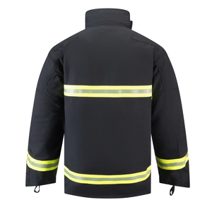 4-слойный противопожарный костюм ANBEN <span class=keywords><strong>Fire</strong></span> EN469 темно-синего цвета в стиле 14 арамидный противопожарный для пожарных - Product Image 4