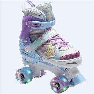 2024 nóng bán PU ánh sáng đèn flash bánh xe con lăn Skate cho Kid thiếu niên và người lớn - Product Image 3