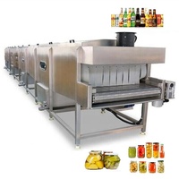 Machine de pasteurisation de haute qualité sac d'emballage alimentaire bocaux de boîte de conserve Tunnel de pasteurisation Machine bouteille en verre pasteurisation