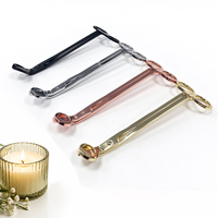 Coupe-mèche en acier inoxydable de haute qualité, noir, or, argent, outils d'entretien des bougies, coupe-bougie pour mèches en coton et en bois