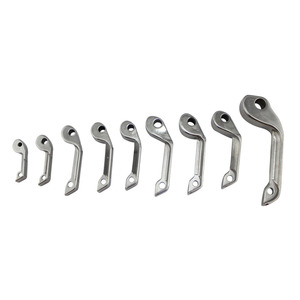 Poignée de porte en acier inoxydable, design minimaliste, installation facile, pour usage domestique ou professionnel - Product Image 5