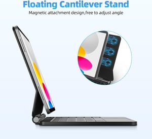 Étui pour clavier BT à pavé tactile sans fil amovible en gros pour iPad Air 4/5/6/Pro 11/Pro 12.9/Pro 13/10Gen 10.9 étui pour clavier - Product Image 5