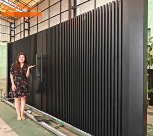 Portes d'allée d'oscillation de porte d'oscillation en aluminium électrique de conception supérieure - Product Image 5