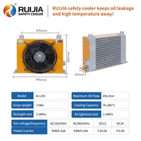 Enfriador de Aceite Ruijia 85L, Intercambiador de Calor, Ventilador de Radiador de 59W/69W, Incluye Motor DC, Garantía de un Año