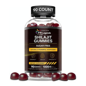 Prix d'usine OEM 85 + traces de minéraux Acide fulvique Shilajit Gummy Boost Energy Pure Himalayan Shilajit Gummy - Product Image 1