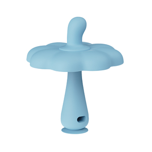 YC Jouet à mâcher et à secouer en silicone souple de qualité alimentaire 100% en forme de petit <span class=keywords><strong>champignon</strong></span>, pour bébés unisexes de 0 à 24 mois, couleur et logo personnalisés - Product Image 2