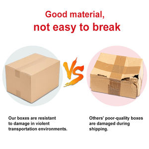 Caja de papel kraft personalizada envío corrugado Comercio electrónico caja de embalaje envío corrugado - Product Image 2