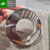 Vente en gros d'usine, couvre-flange moderne, décoration, couvre-balustrade, couvre-main courante d'escalier, couvre-base, acier inoxydable 304, miroir en verre/satin