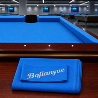 Kit de rechapage de table de billard bleu pour tournoi avec 6 bandes de rebond pour table de club