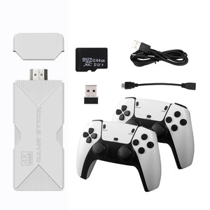 คอนโทรลเลอร์เกมสติ๊ก เกมแพดไร้สาย 2.4G แบบ DualShock สำหรับทีวี พีซี พีเอสพี เกมย้อนยุค - Product Image 2