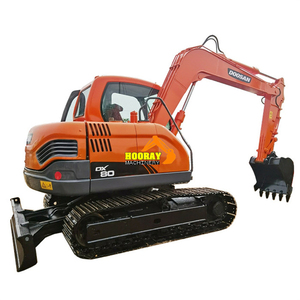 Mini-excavatrice Doosan DX80 30 tonnes d'occasion de haute qualité à bas prix avec moteur Doosan DL08 à vendre - Product Image 1