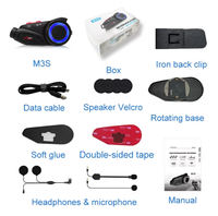 Lexin-oreillette bluetooth Maxto M3S pour moto, appareil de communication pour casque, 2K, intercom avec caméra HD, enregistrement, groupe de motocyclistes