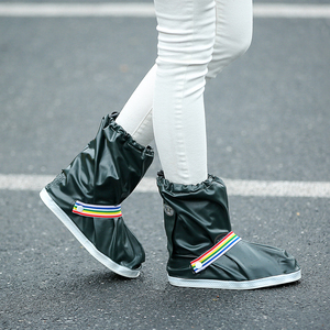 Couvre-chaussures anti-dérapant imperméable en PVC pour l'extérieur et la moto Couvre-chaussures réutilisable pour hommes - Product Image 4