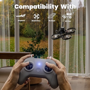 Control Remoto STARTRC C8 <span class=keywords><strong>de</strong></span> 8 Canales <span class=keywords><strong>para</strong></span> Drones, <span class=keywords><strong>Simulador</strong></span> FPV, Mango <span class=keywords><strong>de</strong></span> Carreras, Compatible con Aviones RC, <span class=keywords><strong>Barcos</strong></span>, Quadcopters, ABS, <span class=keywords><strong>PC</strong></span> - Product Image 3