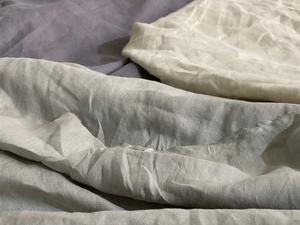 Teint réactif Écologique Stock Naturel <span class=keywords><strong>En</strong></span> <span class=keywords><strong>Lin</strong></span> Respirant <span class=keywords><strong>Tissu</strong></span> Grand Extra Large 280cm Lavé Rideau Literie - Product Image 3