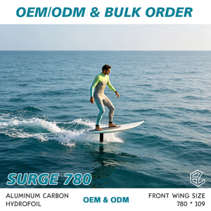 SURGE 780 คาร์บอนไฮโดรฟอยล์ สำหรับการเล่นที่ความเร็วสูง โค้งงอได้ในระยะใกล้ เหมาะสำหรับนักเล่นขั้นสูงในกีฬาทูฟอยล์และคลื่นเปิดทะเลที่ทรงพลัง - Product Image 1