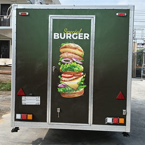 Remorques alimentaires pour hamburgers entièrement équipées avec véranda, remorque conteneur alimentaire complète, remorque mobile pour churros en Espagne - Product Image 5