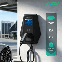 Estación de Carga de Pared WAIZIDA Modelo B CE 11kW 2026, Conector Tipo 2 y Alta Potencia Trifásica para Uso Residencial y Comercial