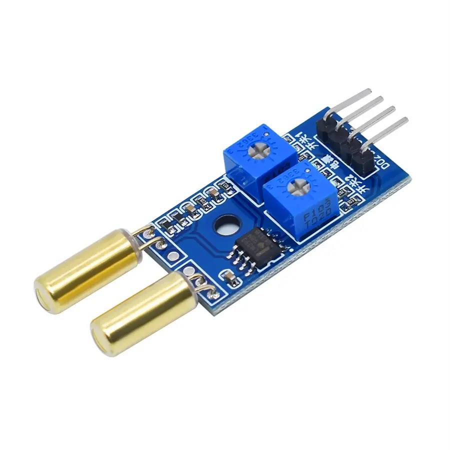 2-kanaals Output Tilt Schuine Hoek Sensor Relaismodule Gouden Sw520d Kogelschakelaar Kantelsensor Module Voor