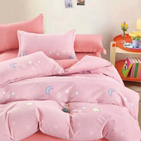 Ensemble de housse de couette imprimée en microfibre 130gsm impression numérique à motif floral moderne en polyester pour chambre mariage princesse