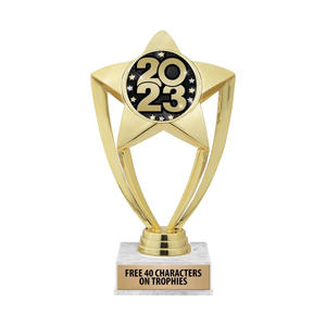 Noble fabricante Metal oro brillo <span class=keywords><strong>Astral</strong></span> estrella personalizado Spinner insertar logro deportes escuela premios trofeo - Product Image 4