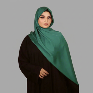 Custom Satin Plain Scarf Hijab <b>Silk</b> Feel <b>Head</b> <b>Wrap</b> Shawl OEM ODM Private Label Textile Manufacturer - Product Image 1