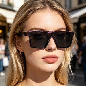 Lunettes de soleil unisexes à monture intégrale, verres polarisés, protection UV 100%, mode adulte pour l'extérieur - Product Image 6
