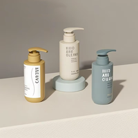 Nouvelles Bouteilles de Luxe 2026 en PET pour Shampoing et Après-Shampoing, Flacon Pompe en Plastique Unique Personnalisé pour Lotion 200ml 300ml 500ml