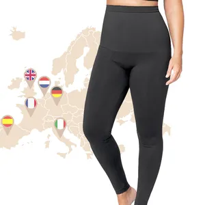 Pantaloni Shapewear con Logo personalizzato da donna ganci traspiranti addome Hip Enhancer controllo della pancia vita alta Trainer corsetto Legging