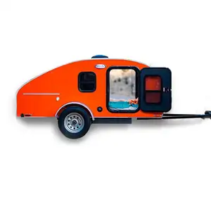 Wholesale Cheap 2023 Twin axle 6 berth caravan off road small camper trailer caravan for sale Australia mobile home