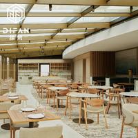 Ensemble meubles de salle à manger de restaurant de style moderne et ensembles complets de table de fournisseur commercial clé en main
