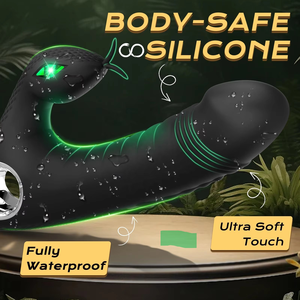 10 Frequency Modes Snake Design <b>Dildo</b> Silicone Licking Vibrator For Adult - Product Image 3