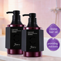 Formula Pembersih Perawatan Rambut Bebas Silikon Premium OEM Label Pribadi Caviar Caviar Repair & Color Care Shampoo