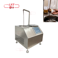 Distributeur automatique de chocolat chaud commercial à grande vitesse LST, petite machine à tempérer le chocolat à vendre