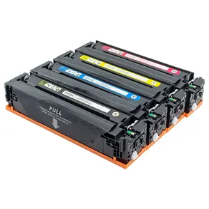 خرطوشة حبر طابعة طراز CF410A CF411A CF412A CF413A من FULUXIANG لطابعة HP LaserJet Pro طراز M452nw/452dn/452dw/452fnw