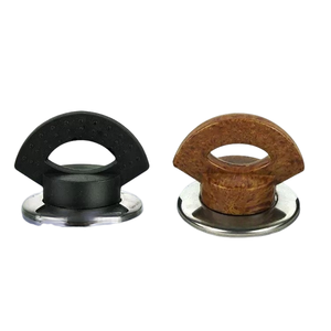 Nồi xử lý thủy tinh nồi nắp xử lý núm chống bỏng Bakelite xử lý hạt gỗ đồ nấu nướng Grip - Product Image 2