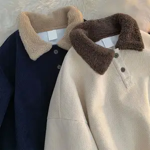 Cappotto da uomo caldo e confortevole in cotone agnello di nuovo inverno