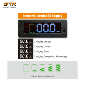 Cargador de batería LiFeP04 de 72V y 15A con carcasa de aluminio y pantalla digital, adecuado para vehículos eléctricos, motocicletas, baterías de arranque de coche - Product Image 2