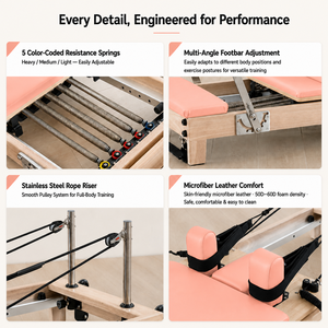 Kit de fabrication de Reformer <span class=keywords><strong>Pilates</strong></span> pliable JY <span class=keywords><strong>Pilates</strong></span> Reformer - Product Image 2