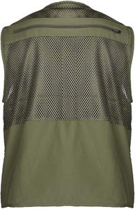 Gilet d'été pour homme imprimé pour <span class=keywords><strong>photographe</strong></span>, chasse, pêche, activités de plein air, multi-poches, maille respirante - Product Image 2