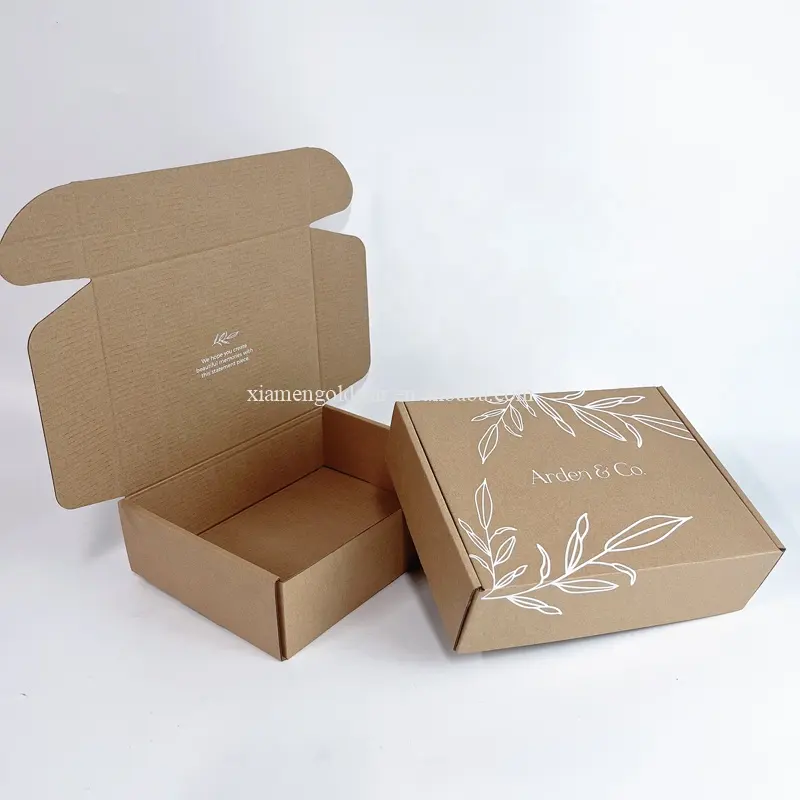 Scatola di imballaggio per spedizione espressa in carta personalizzata scatola per lettere elettroniche in cartone ondulato