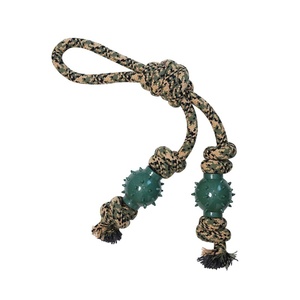 Jouet à mâcher en corde de coton camouflage pour <span class=keywords><strong>chien</strong></span>, résistant aux morsures, pour le nettoyage dentaire et le soulagement de l'ennui, pour grands chiens, Teddy, Golden - Product Image 5