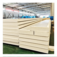 Panneau sandwich en polyuréthane 50/100/200 mm, léger, vente directe d'usine, panneau sandwich isolé pour toit et mur, chambre froide